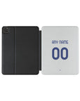 iPad case with the Inter Milan 2025-26 Away football shirt design by RIPA Football
