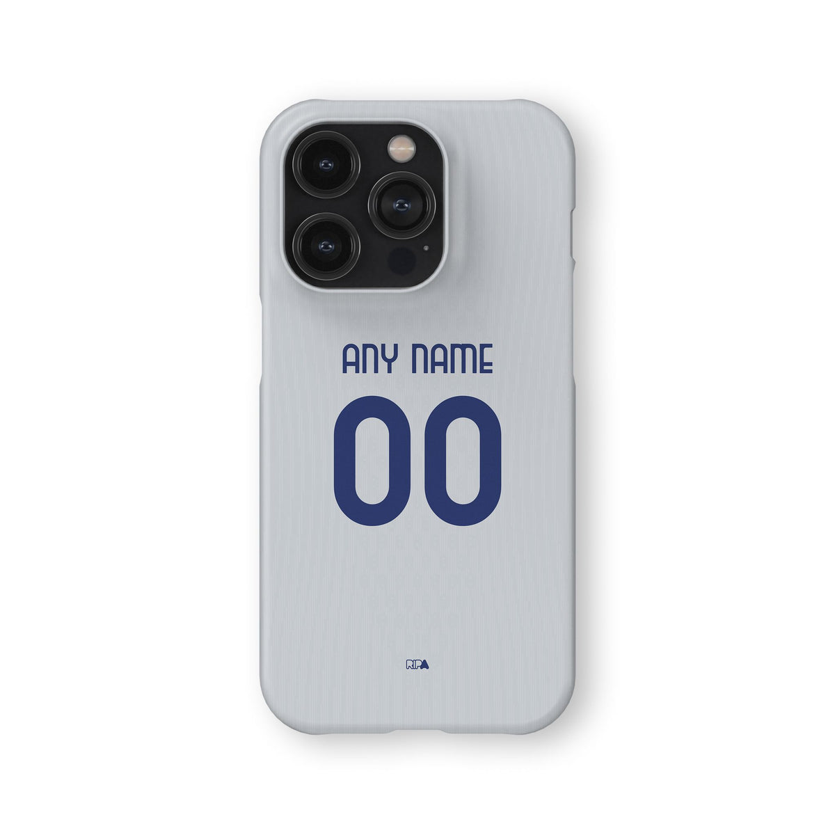 Phone case with the Inter Milan 2025-26 Away football shirt design by RIPA Football