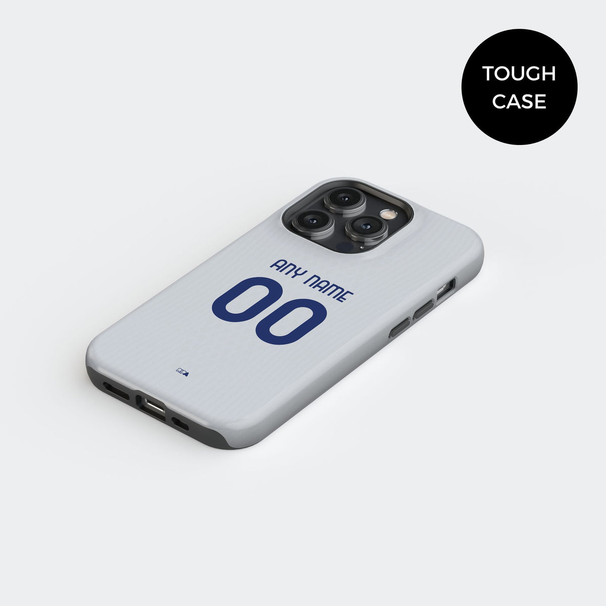 Phone case with the Inter Milan 2025-26 Away football shirt design by RIPA Football
