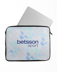 Laptop sleeve with the Inter Milan 2025-26 Away football shirt design by RIPA Football