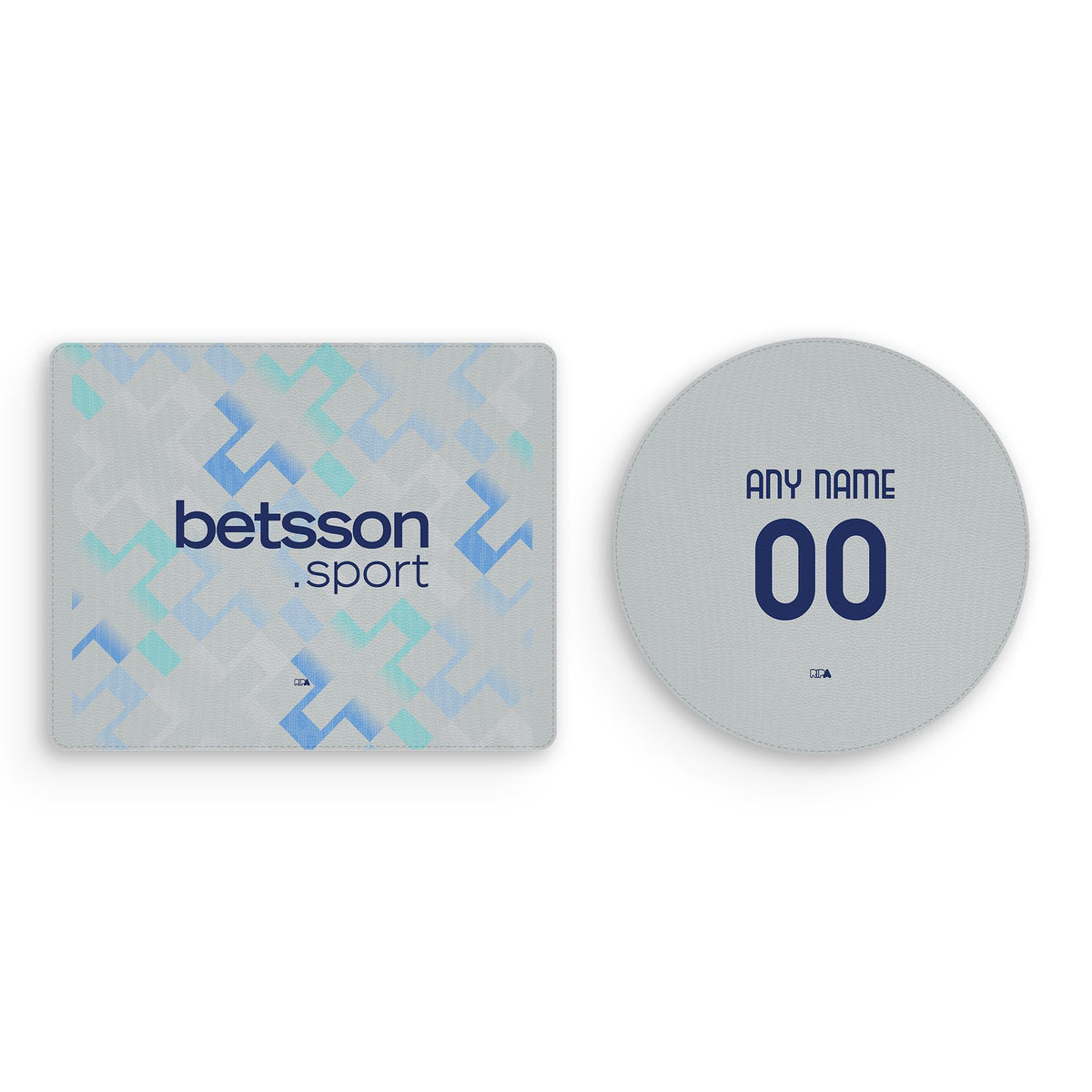 Mouse pad with the Inter Milan 2025-26 Away football shirt design by RIPA Football