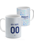 Mug with the Inter Milan 2025-26 Away football shirt design by RIPA Football