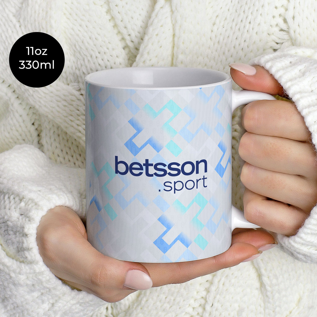 Mug with the Inter Milan 2025-26 Away football shirt design by RIPA Football