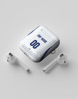 AirPods case with the Inter Milan 2026-27 Away football shirt design by RIPA Football