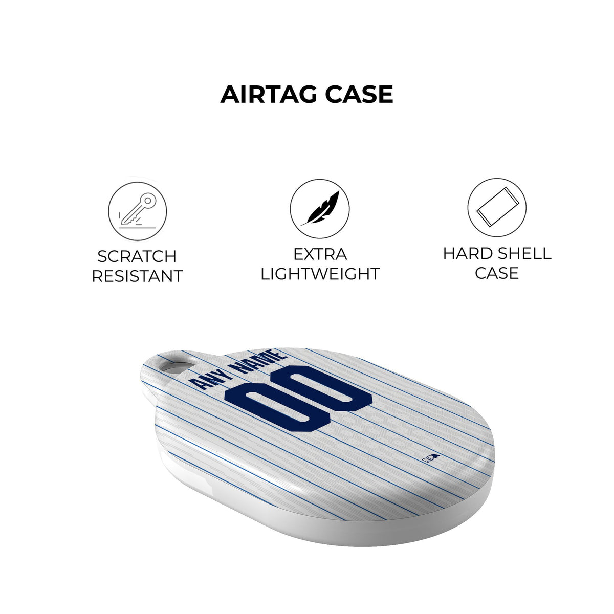 AirTag holder with the Inter Milan 2026-27 Away football shirt design by RIPA Football