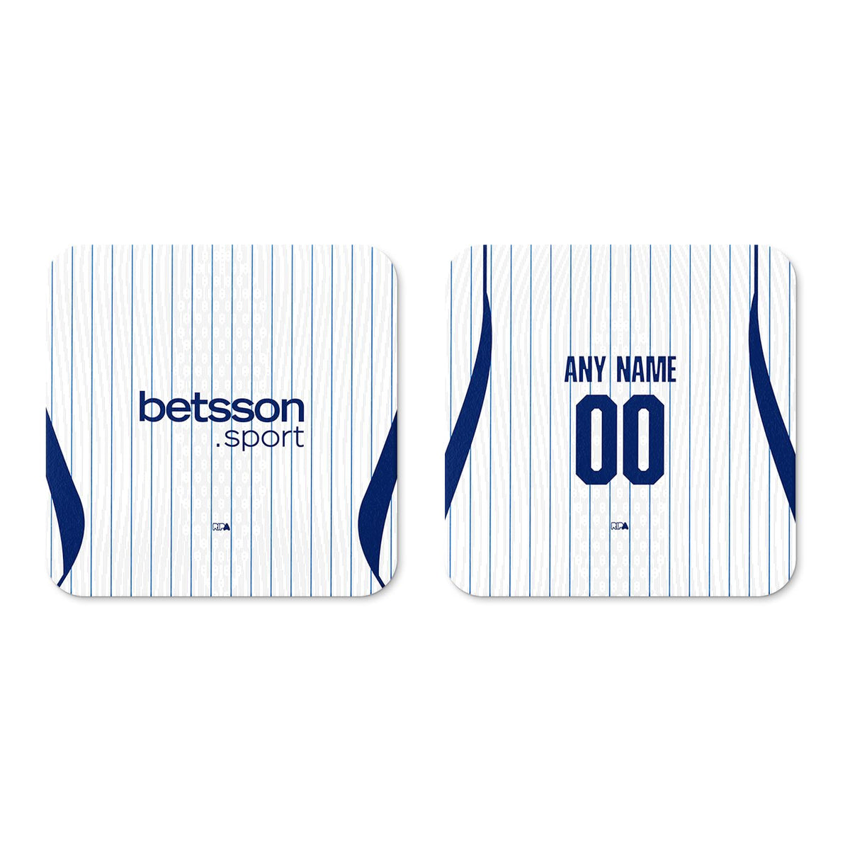 Coaster with the Inter Milan 2026-27 Away football shirt design by RIPA Football
