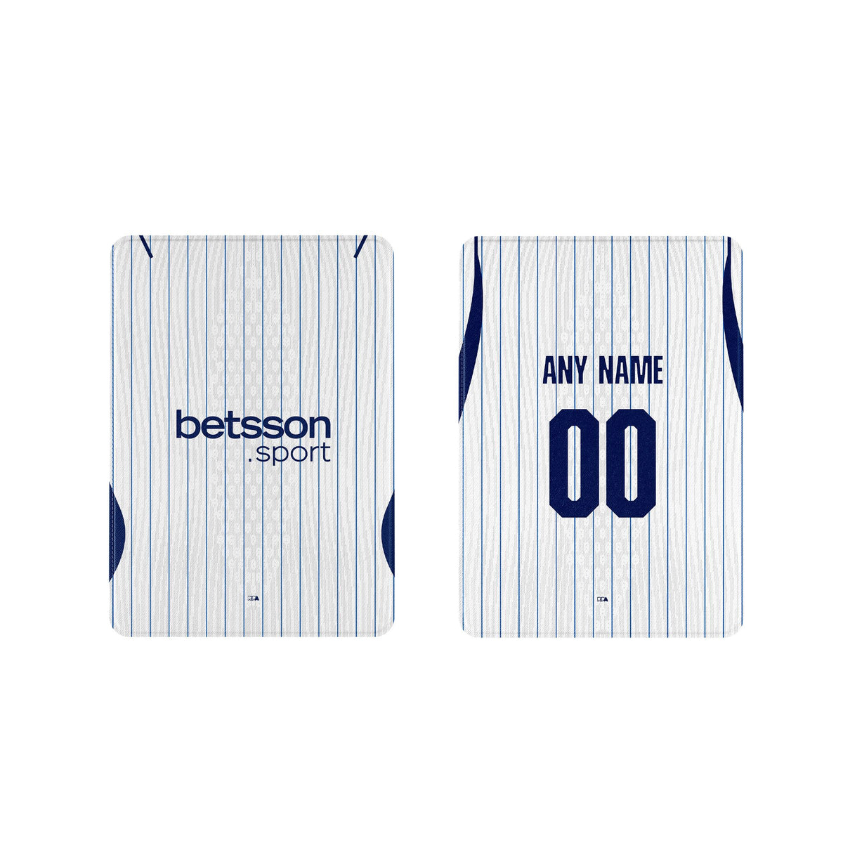 iPad case with the Inter Milan 2026-27 Away football shirt design by RIPA Football