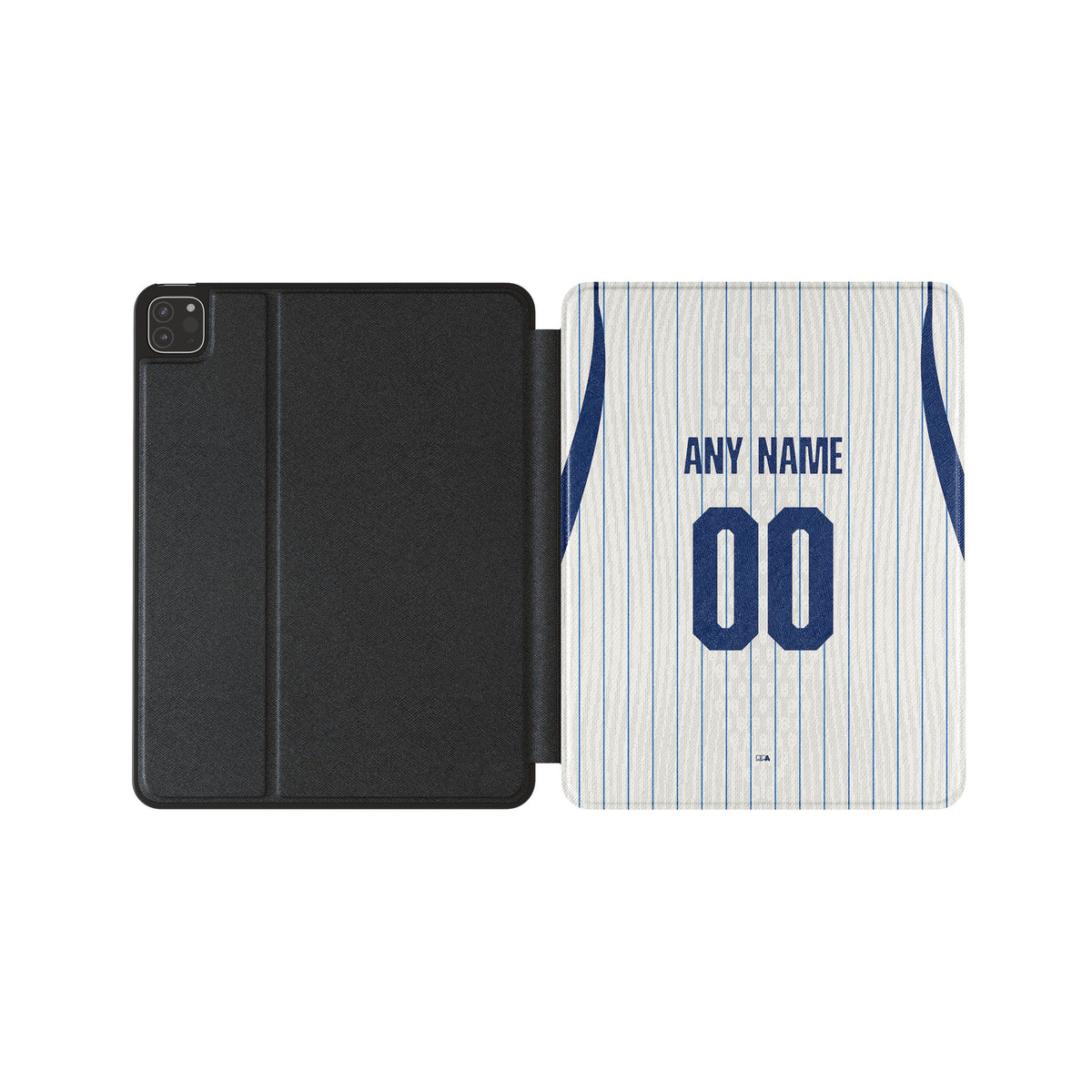 iPad case with the Inter Milan 2026-27 Away football shirt design by RIPA Football