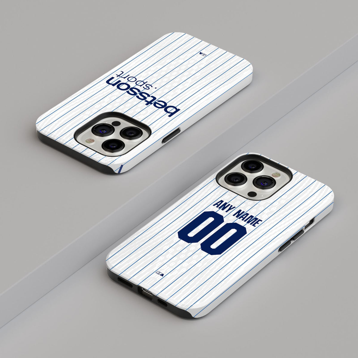 Phone case with the Inter Milan 2026-27 Away football shirt design by RIPA Football