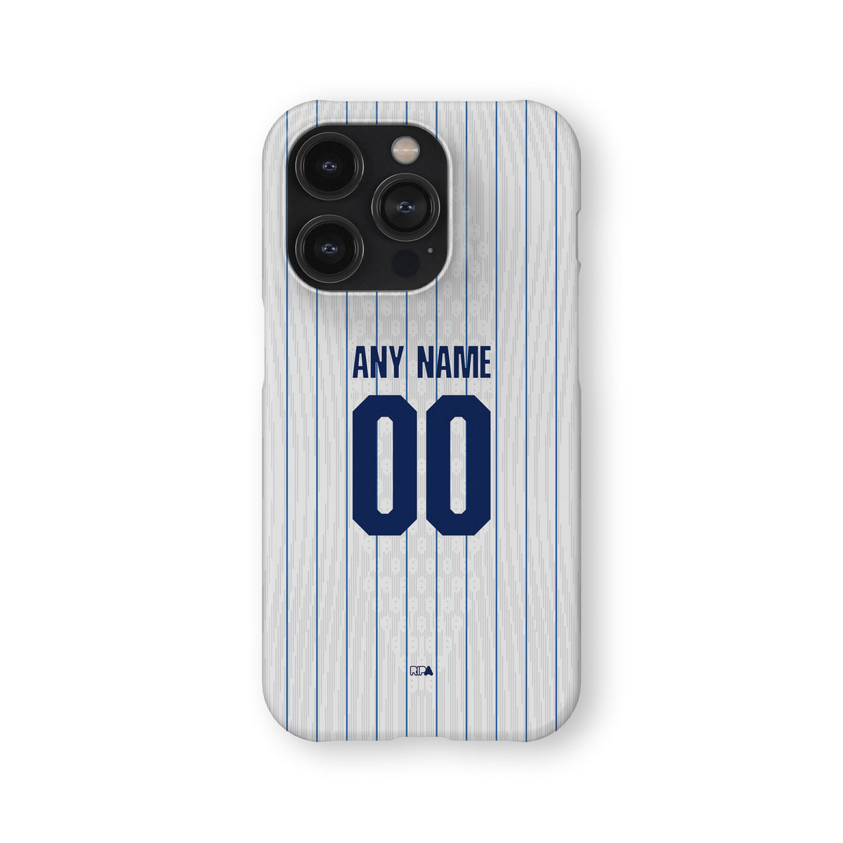 Phone case with the Inter Milan 2026-27 Away football shirt design by RIPA Football