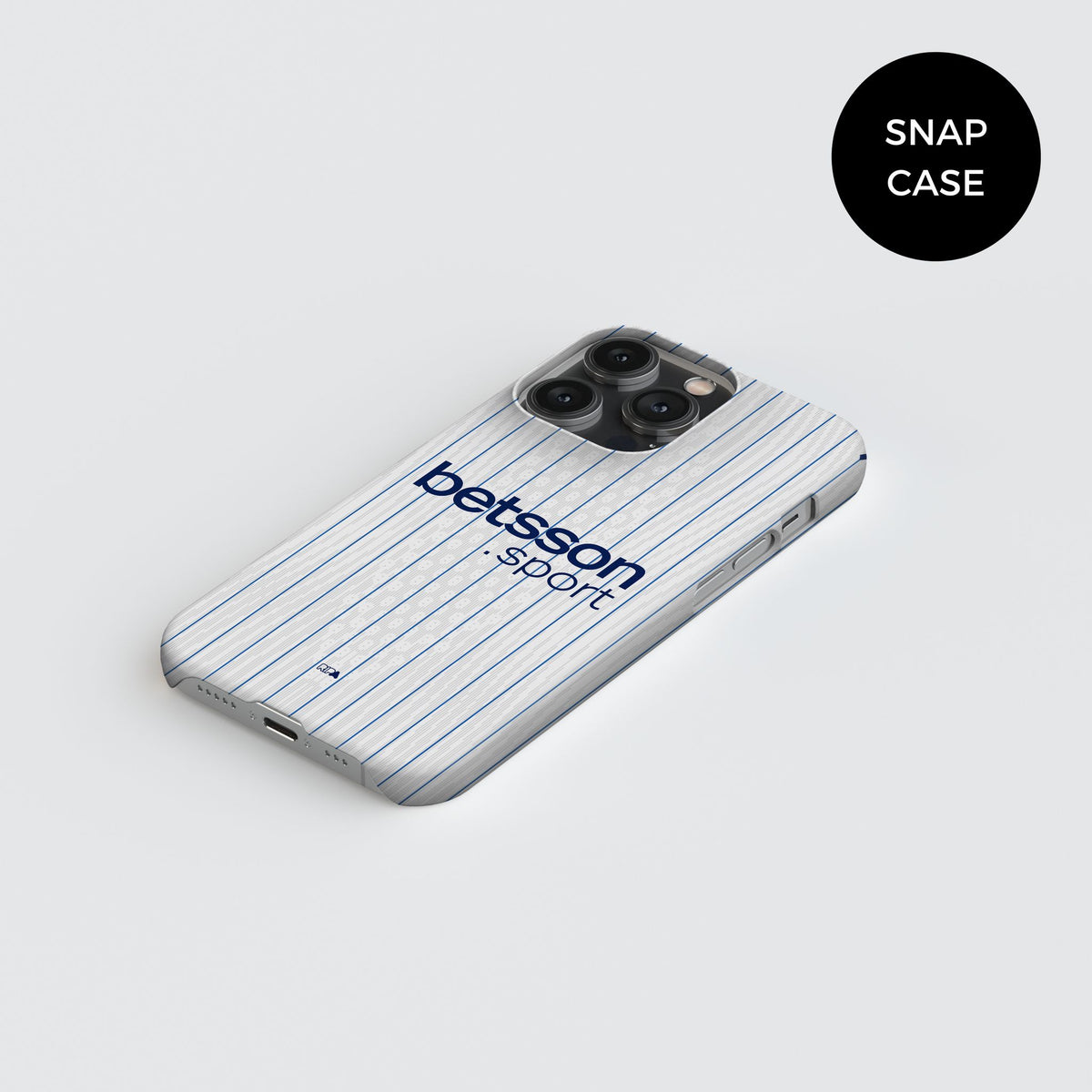 Phone case with the Inter Milan 2026-27 Away football shirt design by RIPA Football