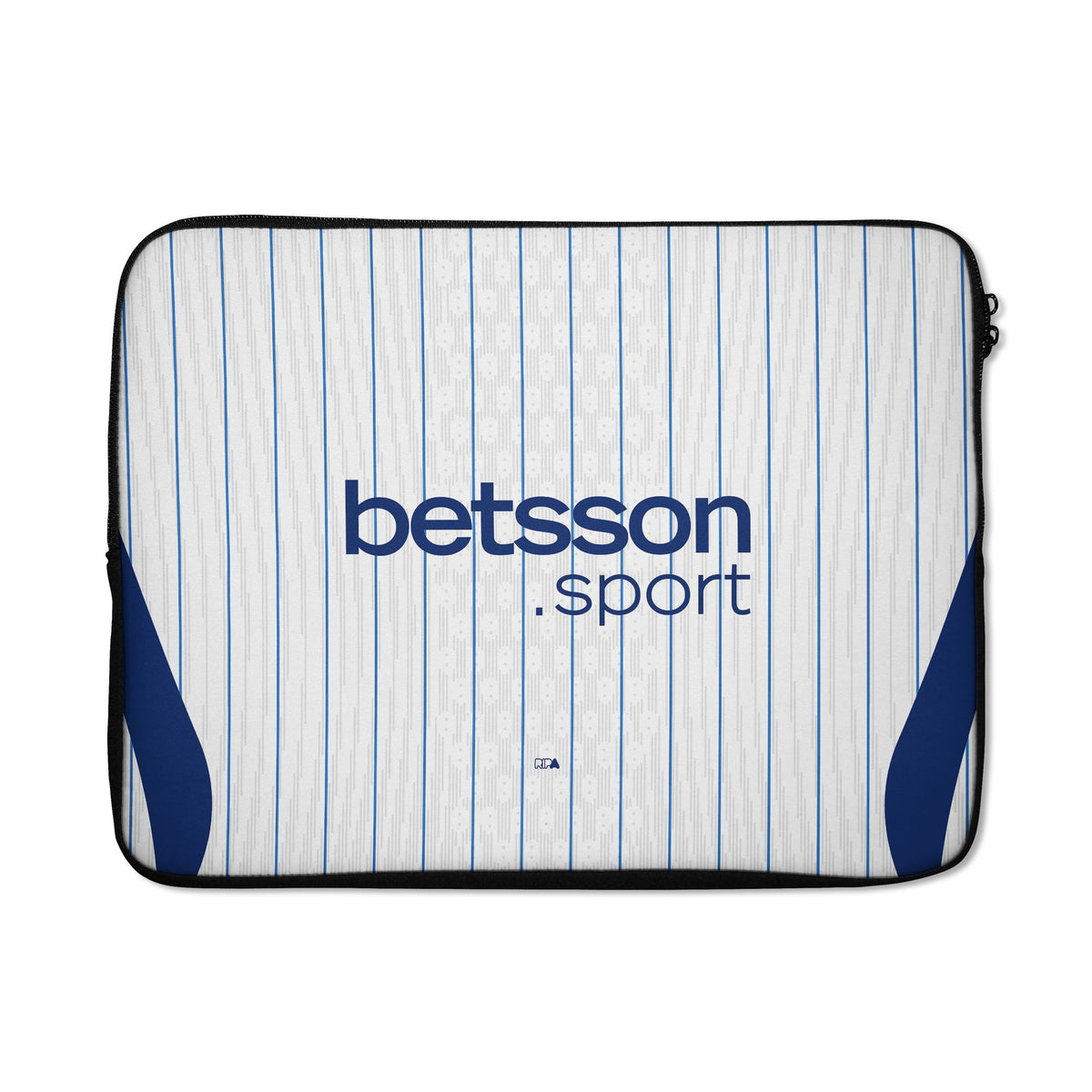Laptop sleeve with the Inter Milan 2026-27 Away football shirt design by RIPA Football