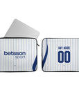 Laptop sleeve with the Inter Milan 2026-27 Away football shirt design by RIPA Football
