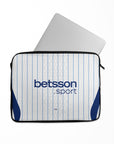 Laptop sleeve with the Inter Milan 2026-27 Away football shirt design by RIPA Football