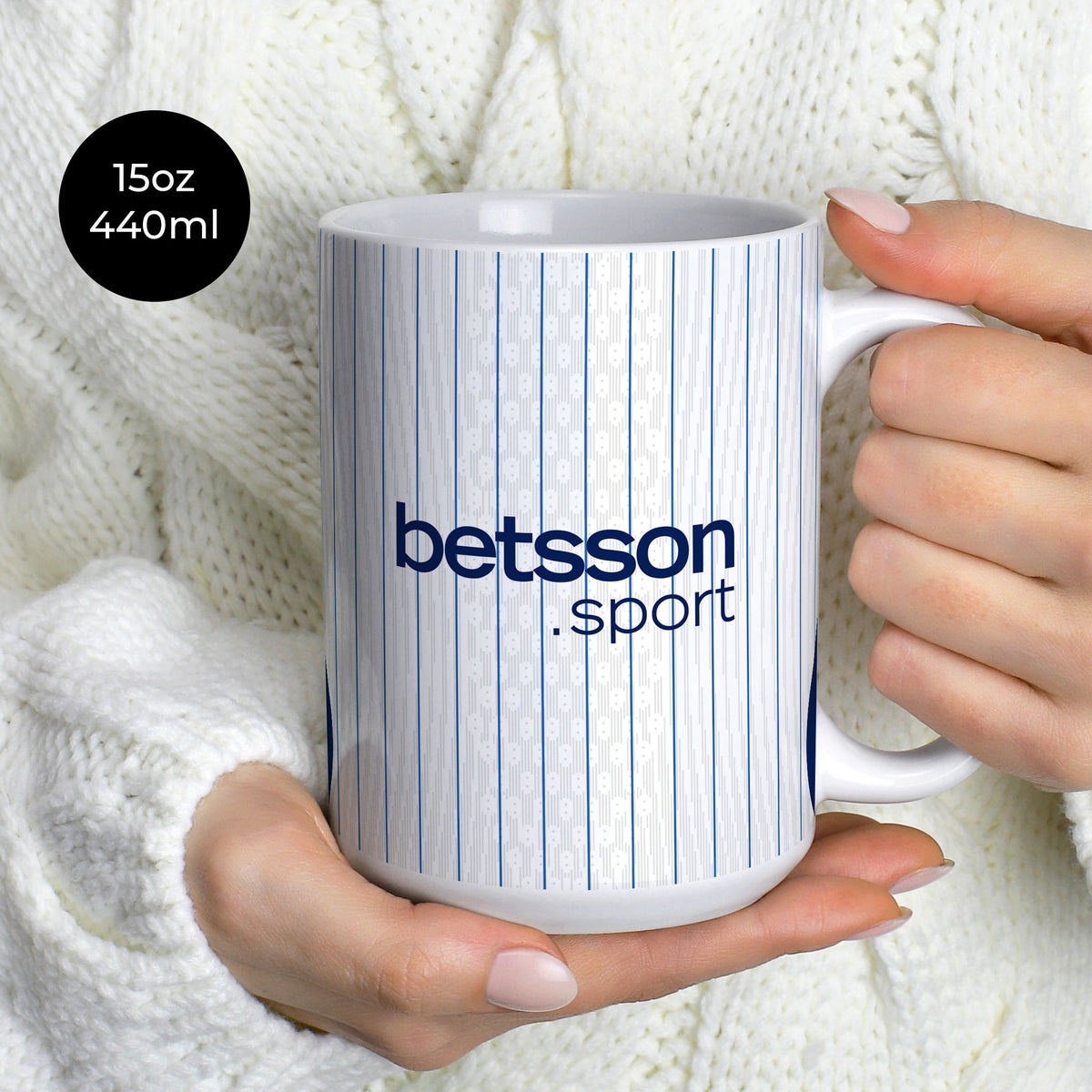 Mug with the Inter Milan 2026-27 Away football shirt design by RIPA Football