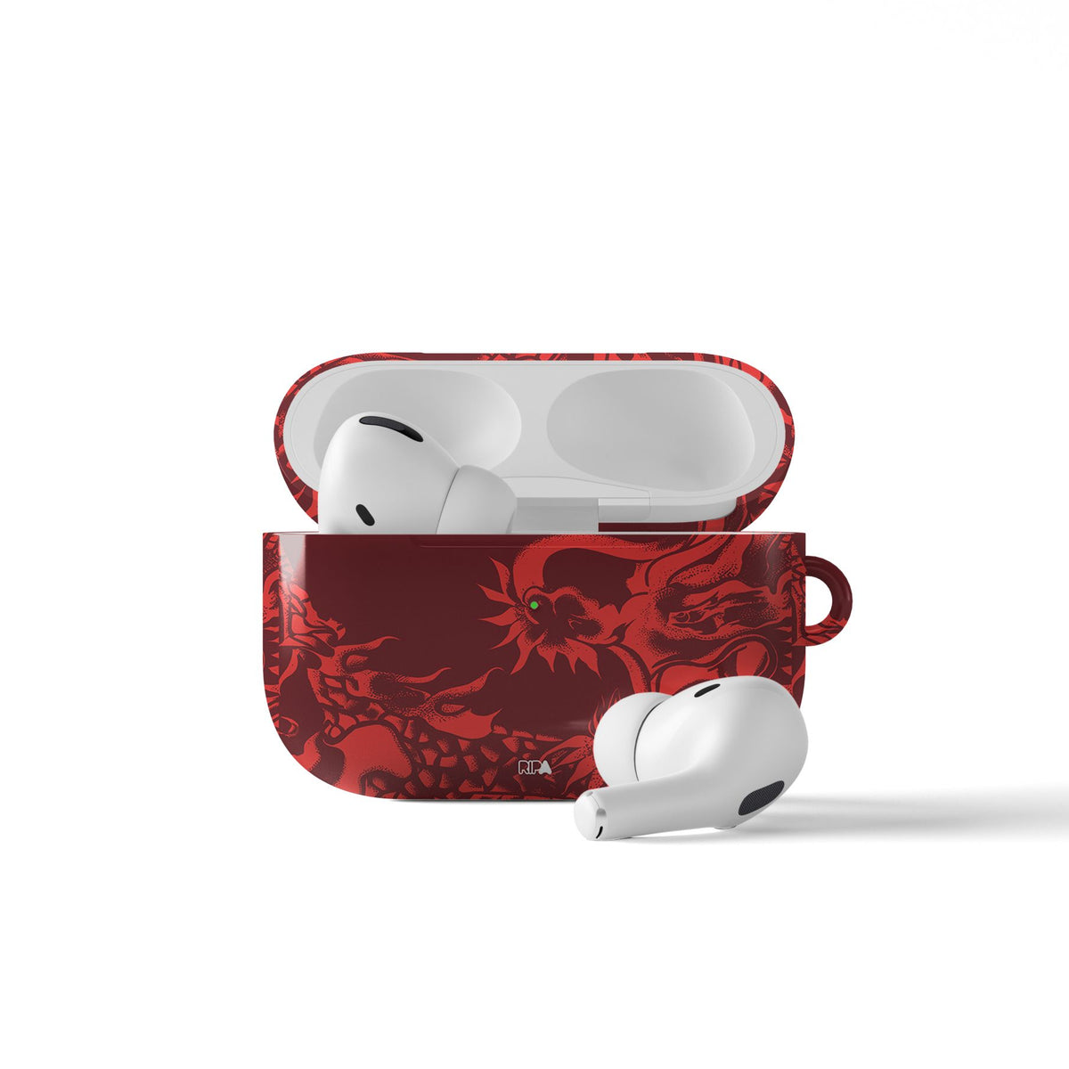 AirPods case with the Internacional 2026 Third football shirt design by RIPA Football