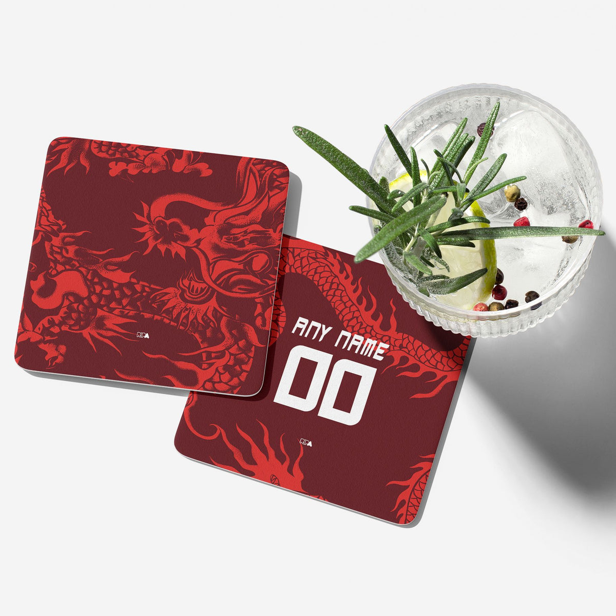 Coaster with the Internacional 2026 Third football shirt design by RIPA Football