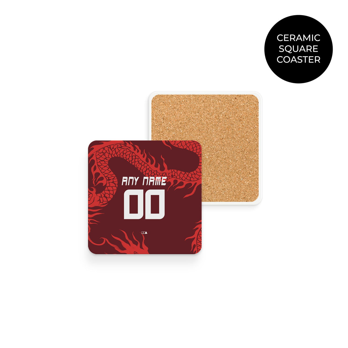 Coaster with the Internacional 2026 Third football shirt design by RIPA Football
