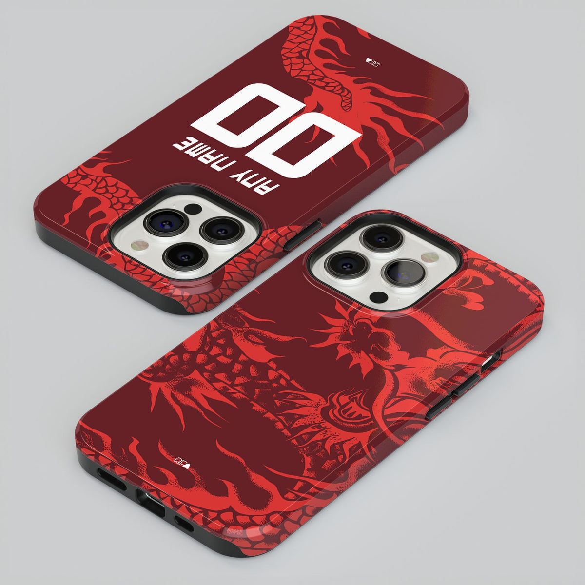 Phone case with the Internacional 2026 Third football shirt design by RIPA Football