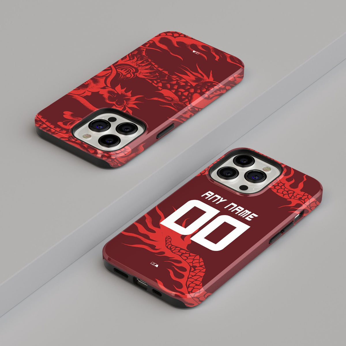 Phone case with the Internacional 2026 Third football shirt design by RIPA Football
