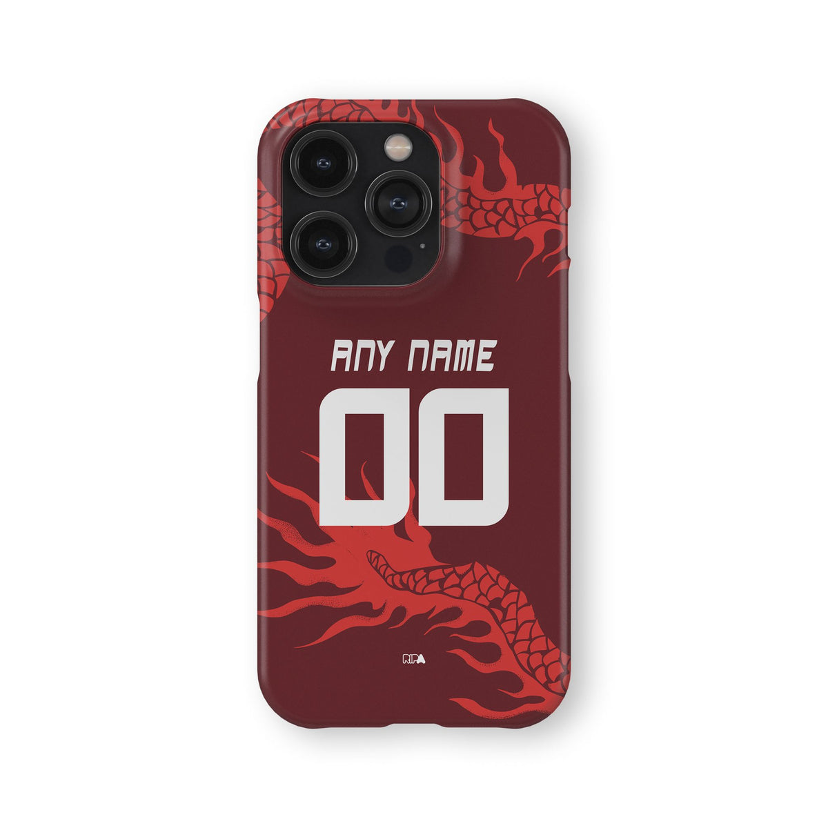 Phone case with the Internacional 2026 Third football shirt design by RIPA Football