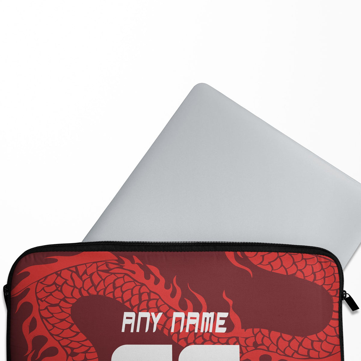 Laptop sleeve with the Internacional 2026 Third football shirt design by RIPA Football