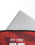 Laptop sleeve with the Internacional 2026 Third football shirt design by RIPA Football