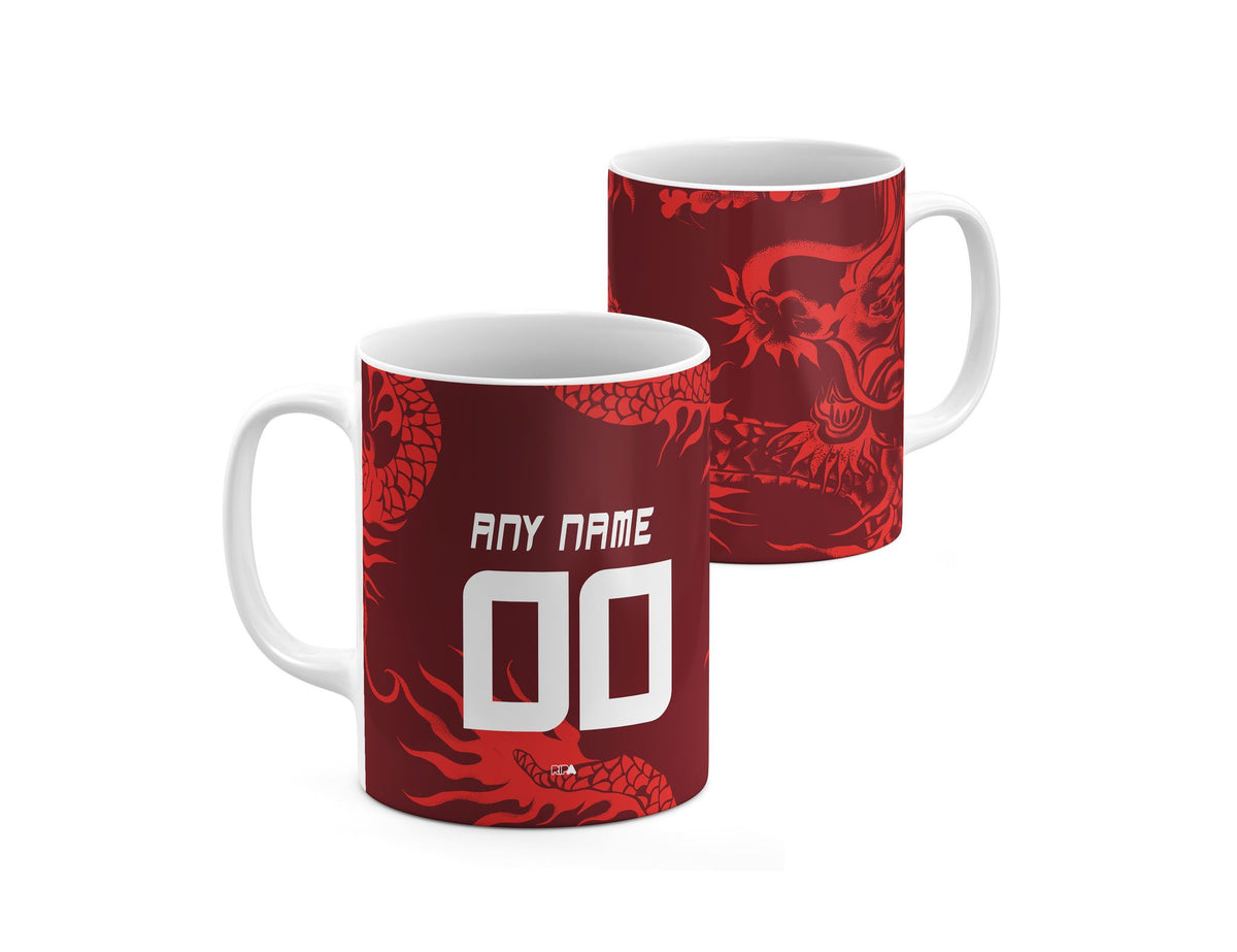 Mug with the Internacional 2026 Third football shirt design by RIPA Football
