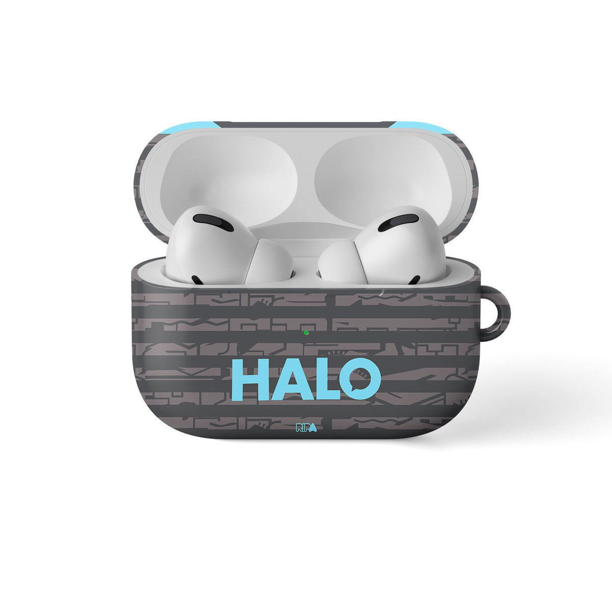 AirPods case with the Ipswich Town 2025-26 Third football shirt design by RIPA Football
