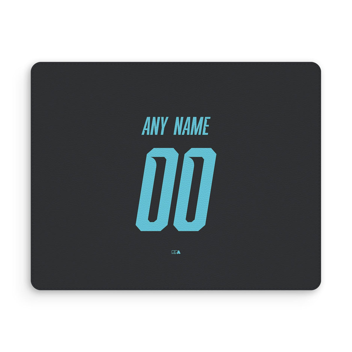 Mouse pad with the Ipswich Town 2025-26 Third football shirt design by RIPA Football