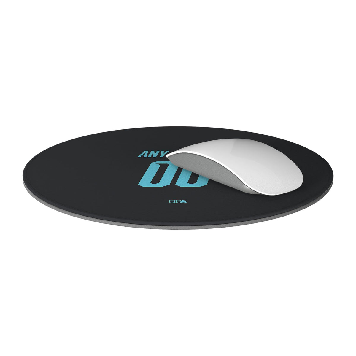Mouse pad with the Ipswich Town 2025-26 Third football shirt design by RIPA Football
