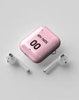 AirPods case with the Juventus 2026-27 Away football shirt design by RIPA Football