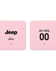 Coaster with the Juventus 2026-27 Away football shirt design by RIPA Football