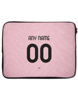 Laptop sleeve with the Juventus 2026-27 Away football shirt design by RIPA Football