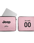 Laptop sleeve with the Juventus 2026-27 Away football shirt design by RIPA Football