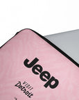 Laptop sleeve with the Juventus 2026-27 Away football shirt design by RIPA Football