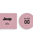 Mouse pad with the Juventus 2026-27 Away football shirt design by RIPA Football