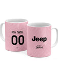 Mug with the Juventus 2026-27 Away football shirt design by RIPA Football