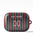 AirPods case with the Fluminense 2026 Home football shirt design by RIPA Football