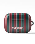 AirPods case with the Fluminense 2026 Home football shirt design by RIPA Football