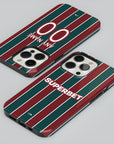 Phone case with the Fluminense 2026 Home football shirt design by RIPA Football