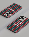 Phone case with the Fluminense 2026 Home football shirt design by RIPA Football