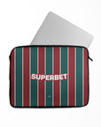 Laptop sleeve with the Fluminense 2026 Home football shirt design by RIPA Football