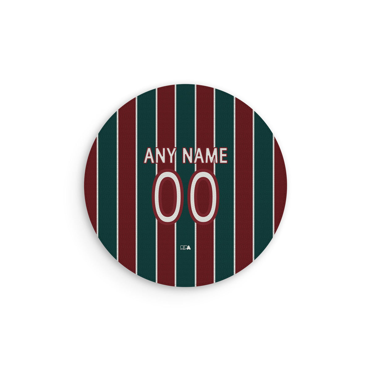 Mouse pad with the Fluminense 2026 Home football shirt design by RIPA Football