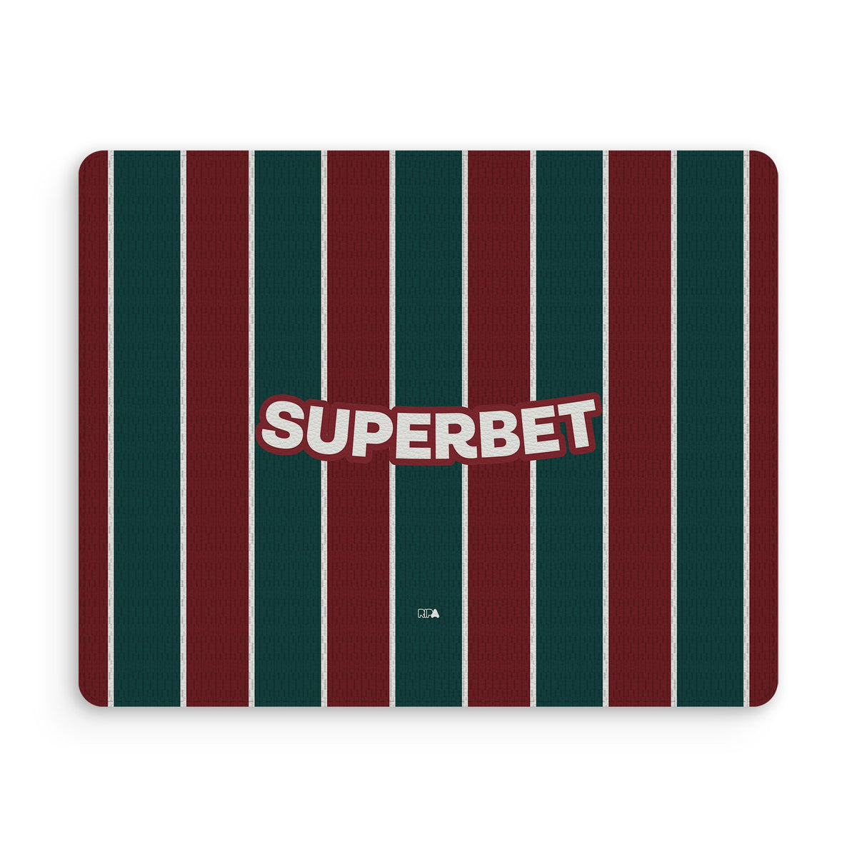 Mouse pad with the Fluminense 2026 Home football shirt design by RIPA Football