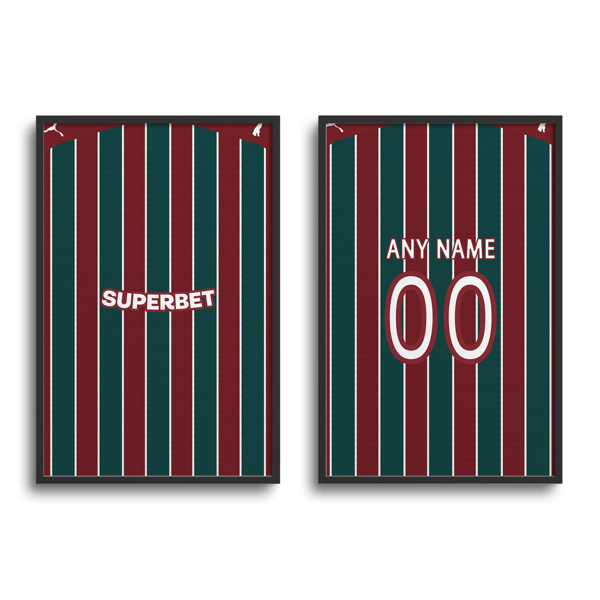 Print with the Fluminense 2026 Home football shirt design by RIPA Football