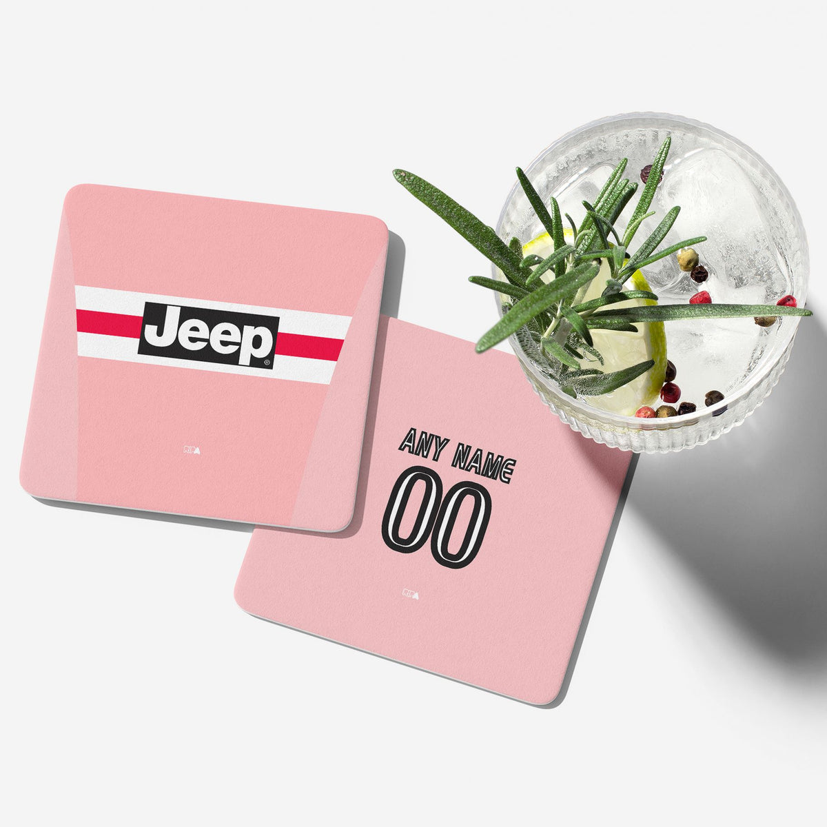Coaster with the Juventus 2015-16 Away football shirt design by RIPA Football