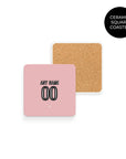 Coaster with the Juventus 2015-16 Away football shirt design by RIPA Football