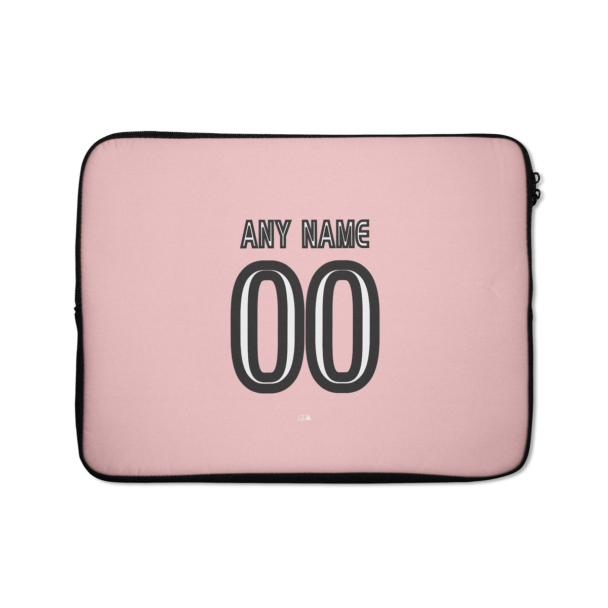 Laptop sleeve with the Juventus 2015-16 Away football shirt design by RIPA Football