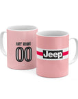 Mug with the Juventus 2015-16 Away football shirt design by RIPA Football